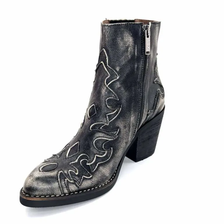 bottines_santiags_minka_horlene_cuir_gris_9.webp Minka Bottines Santiags Horlene Cuir Gris GrisFoncé Store