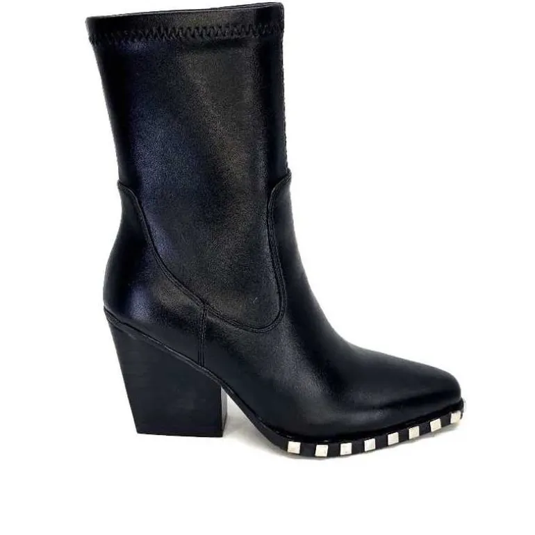 noa harmon Bottines Santiags 9095 Yvette Cuir Noir Cheap