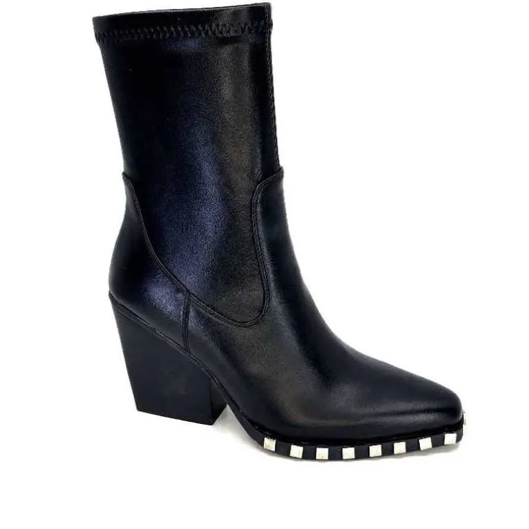 noa harmon Bottines Santiags 9095 Yvette Cuir Noir Cheap