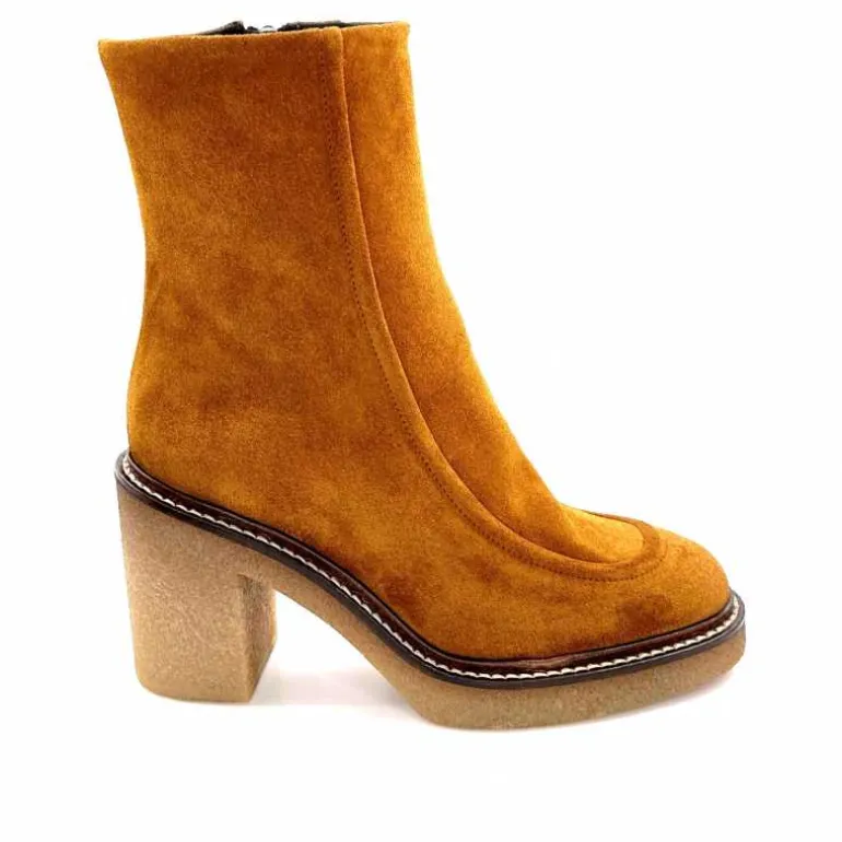 Triver Flight Bottines 527.15 Daim Camel Flash Sale