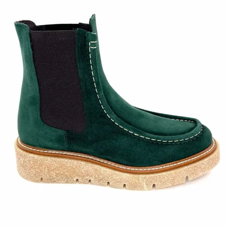 Week End Bottines 26250 Daim Vert Best