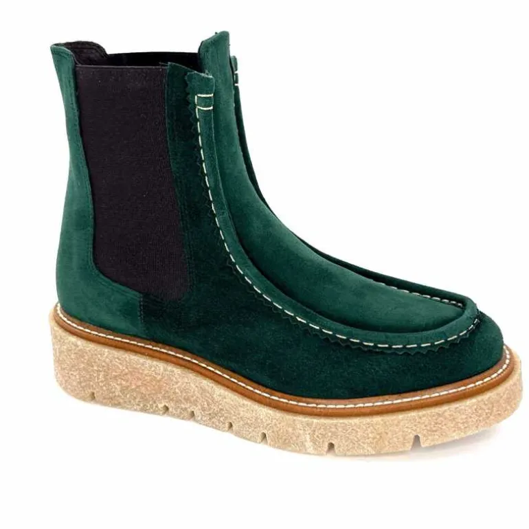 Week End Bottines 26250 Daim Vert Best