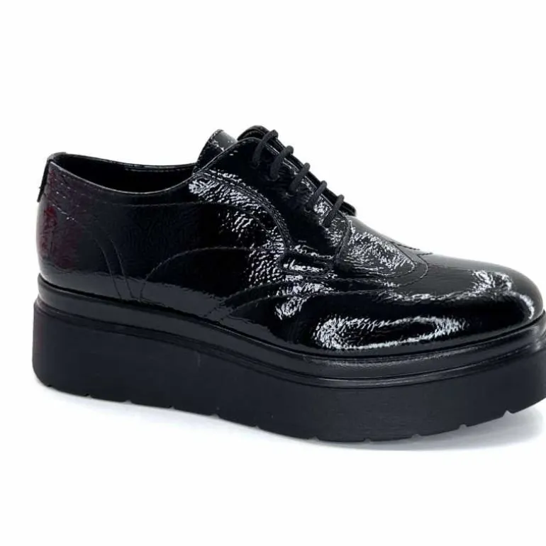 Ivoire0130a Derbies à Plateformes Ivoire 2c5319 Vernis Noir Online