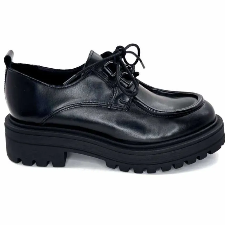 We Do Derbies Ivoire 22272 B Cuir Noir Hot