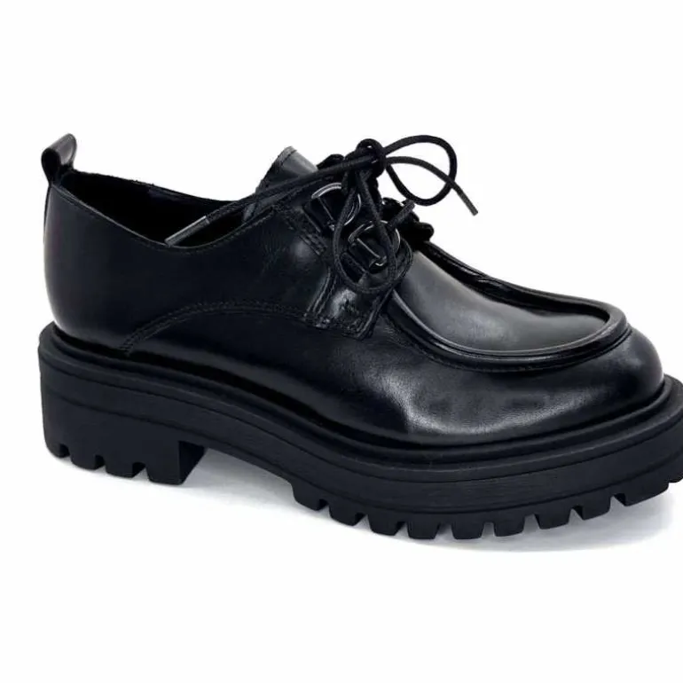 We Do Derbies Ivoire 22272 B Cuir Noir Hot