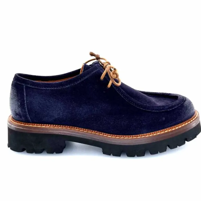 Ivoire0156 Derbies Ivoire 3225 Carrie Daim Bleu Marine Discount