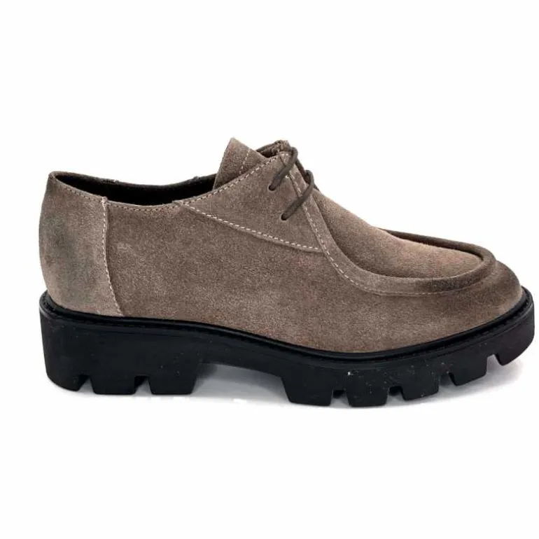 Ivoire0235a Derbies Ivoire 28181 Daim Gris GrisClair New