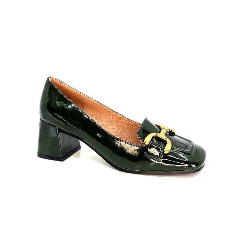 bibi lou - navima Escarpins Bibi Lou 573 Cuir Vernis Vert Best