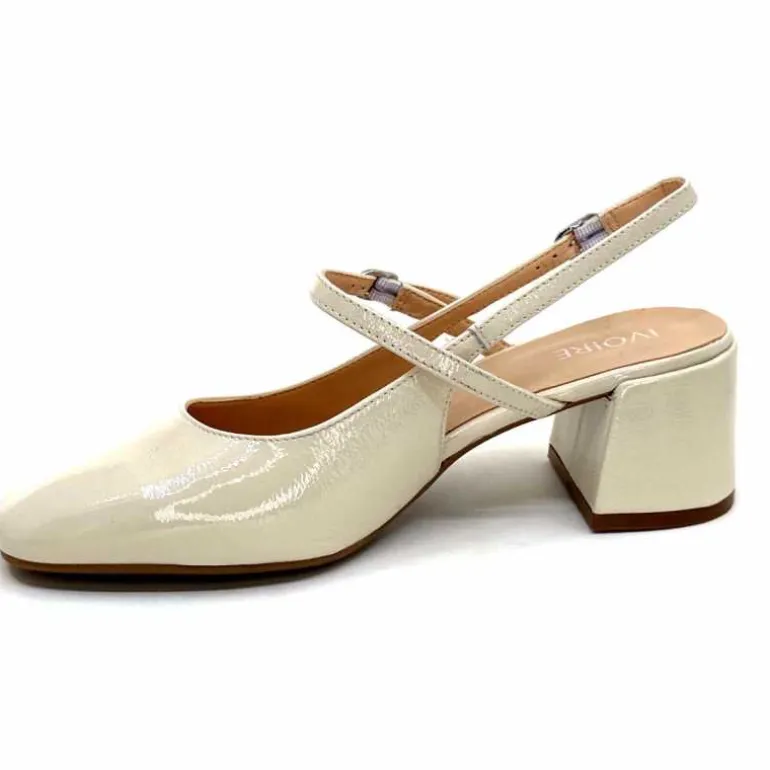 escarpins_bride_arrire_ivoire_a_cuir_vernis_crme_11.webp Ivoire0104a Escarpins Bride Arrière Ivoire A53097 Cuir Vernis Crème Flash Sale