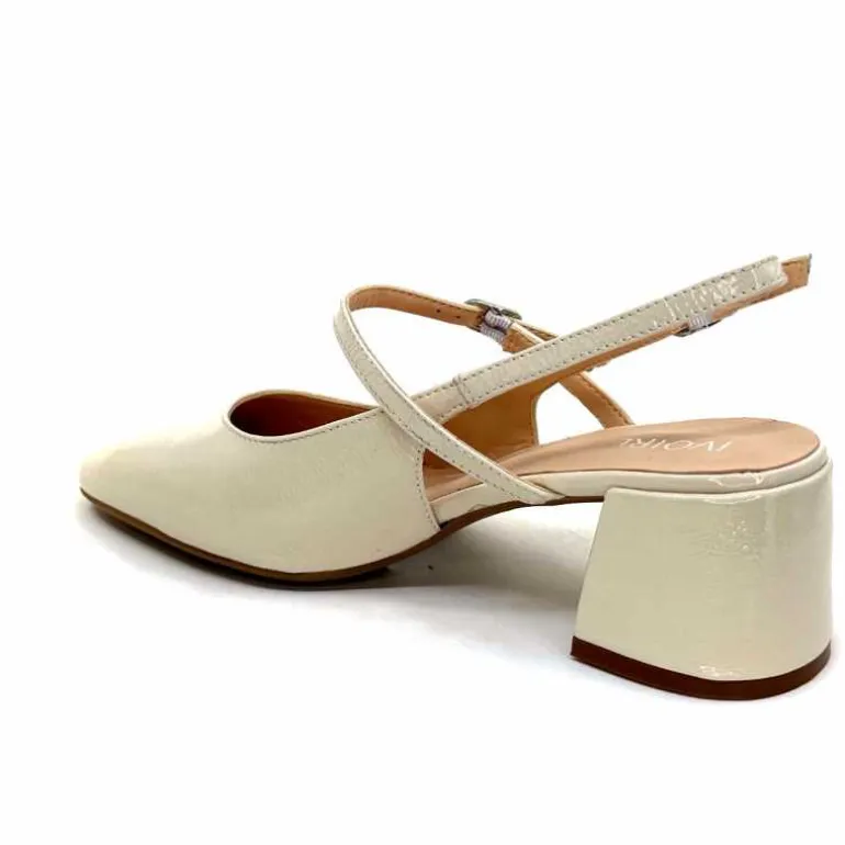 escarpins_bride_arrire_ivoire_a_cuir_vernis_crme_14.webp Ivoire0104a Escarpins Bride Arrière Ivoire A53097 Cuir Vernis Crème Flash Sale