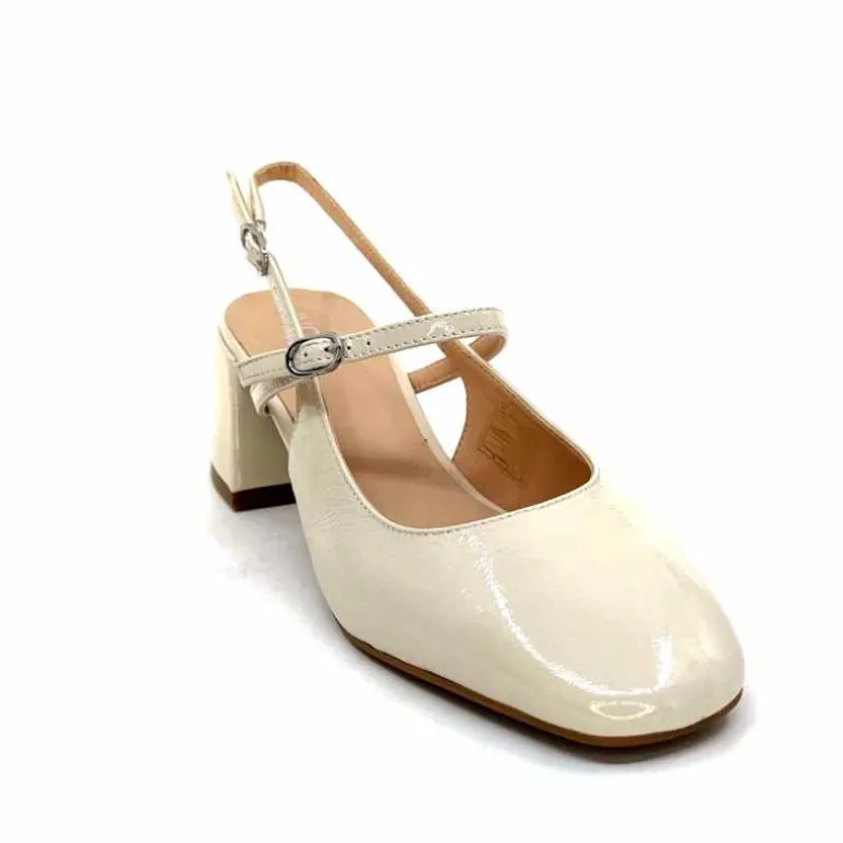 escarpins_bride_arrire_ivoire_a_cuir_vernis_crme_4.webp Ivoire0104a Escarpins Bride Arrière Ivoire A53097 Cuir Vernis Crème Flash Sale