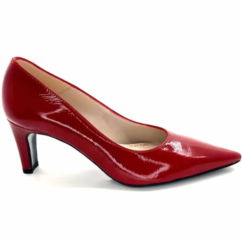 Ivoire0376 Escarpins Ivoire 2100 Cuir Vernis Rouge Cheap