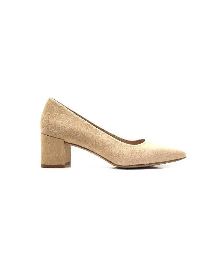 Unisa Escarpins Lesat Daim Beige Discount