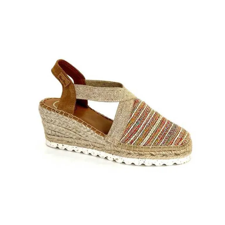 Toni Pons Espadrilles Compensées Terra Cl Textile Multicolore Cheap