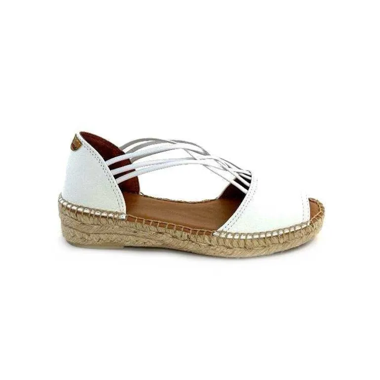Toni Pons Espadrilles Ebre-P Cuir Blanc Store