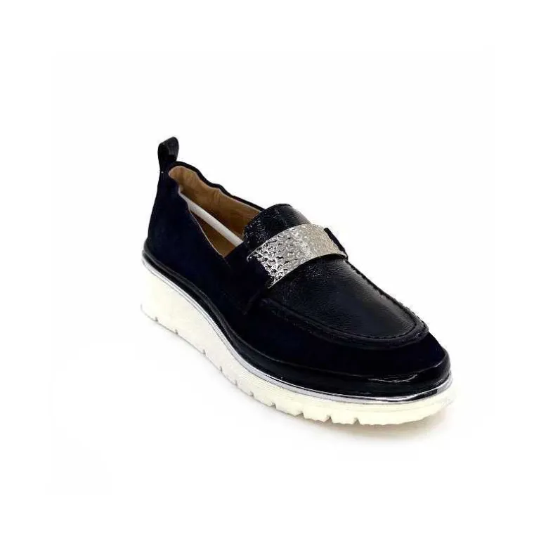 mocassins__plateforme_xsa__cuir_vernis_daim_bleu_3.webp XSA Mocassins à Plateforme 9977 Cuir Vernis Daim Bleu Discount