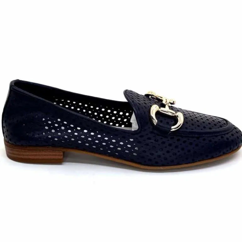 382-ivoire Mocassins Ivoire 2014 Cuir Bleu Marine Cheap