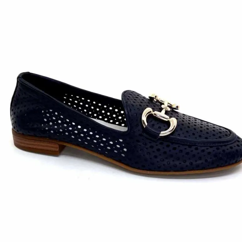 382-ivoire Mocassins Ivoire 2014 Cuir Bleu Marine Cheap