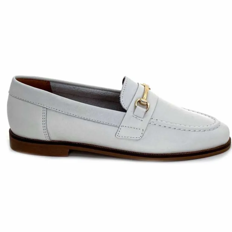 Ivoire0209b Mocassins Ivoire 12646 Cuir Crème Store