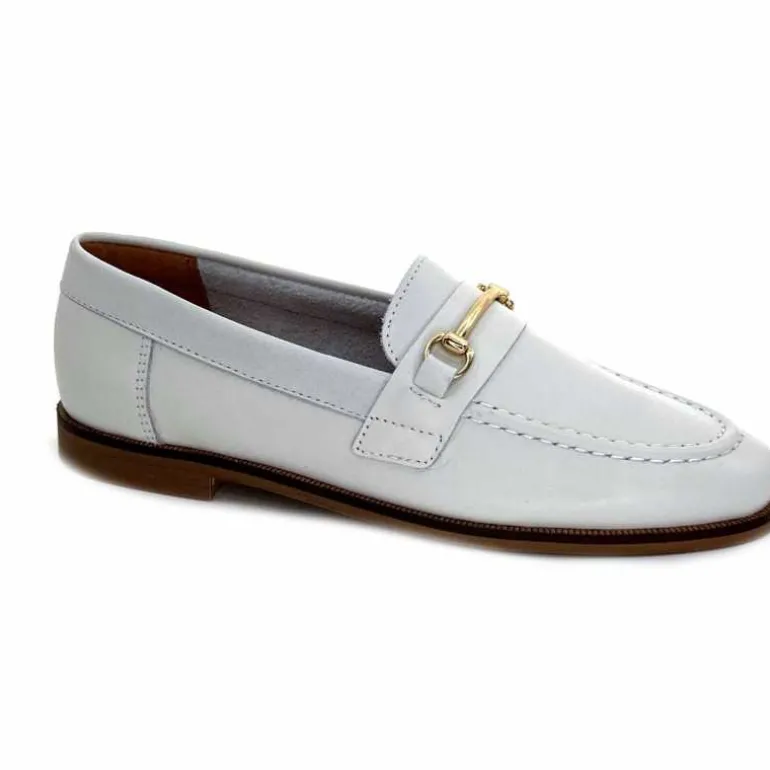 Ivoire0209b Mocassins Ivoire 12646 Cuir Crème Store