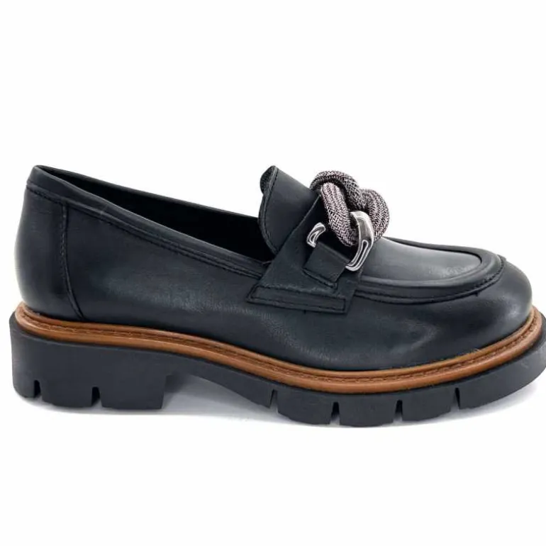 Ivoire0351a Mocassins Ivoire 2546395 Cuir Noir Store