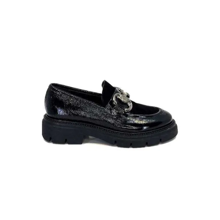 Ivoire0104a Mocassins Ivoire 52195 Cuir Daim Noir Hot