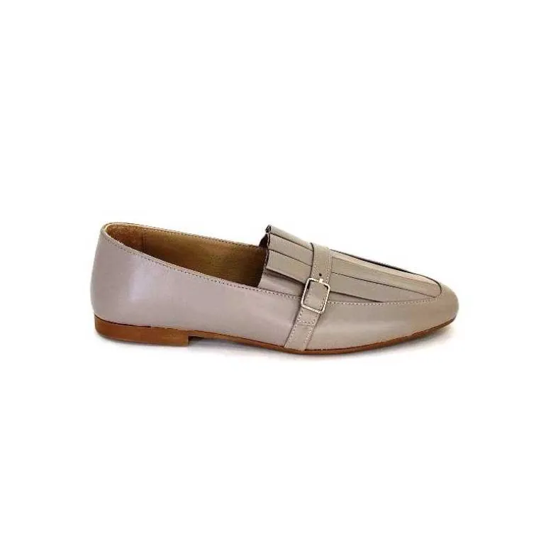 Ivoire-354 Mocassins Ivoire 150870 Cuir Taupe Cheap