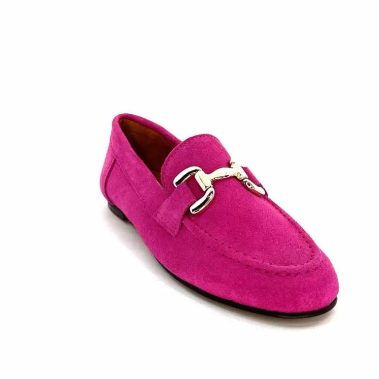 mocassins_ivoire__daim_fuchsia_4.webp Ivoire0209b Mocassins Ivoire 12807 Daim Fuchsia Fushia Clearance