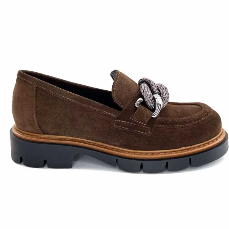Ivoire0351a Mocassins Ivoire 2546395 Daim Marron Outlet