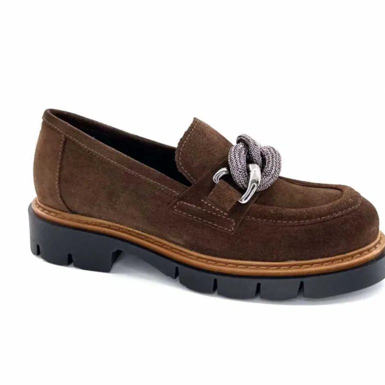 Ivoire0351a Mocassins Ivoire 2546395 Daim Marron Outlet