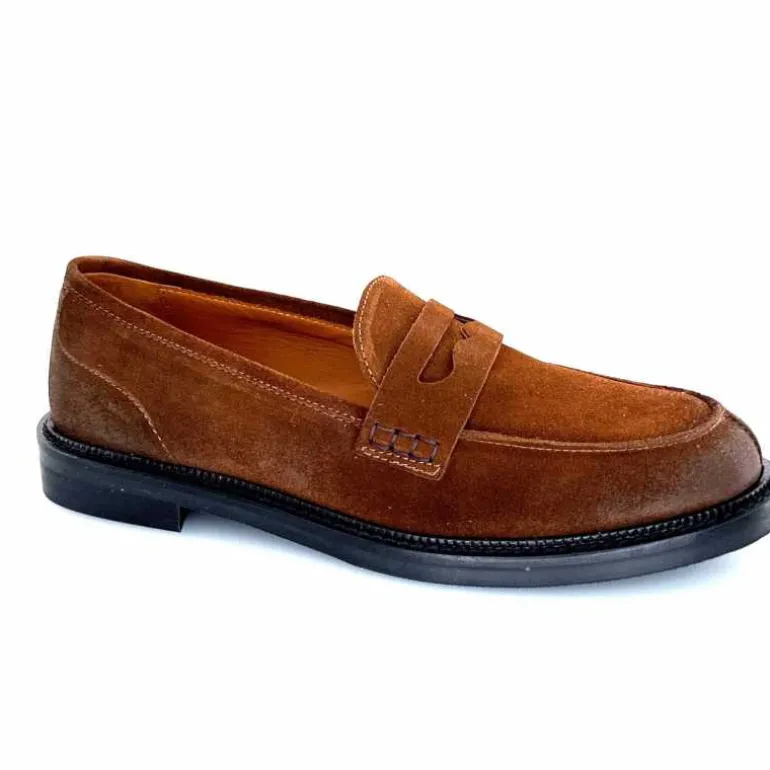 Ivoire0156 Mocassins Ivoire 9000 Daim Faggio Marron Hot