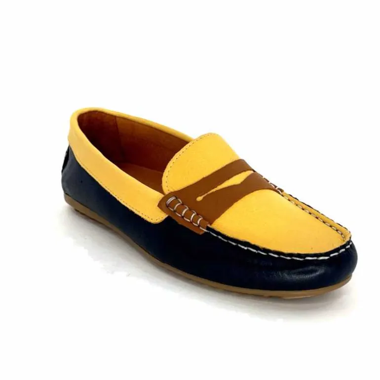 mocassins_ivoire__sauvage_cuir_bleu_marine_jaune_marron_3.webp Ivoire0209b Mocassins Ivoire 10322 Sauvage Cuir Bleu Marine Marron Jaune Sale