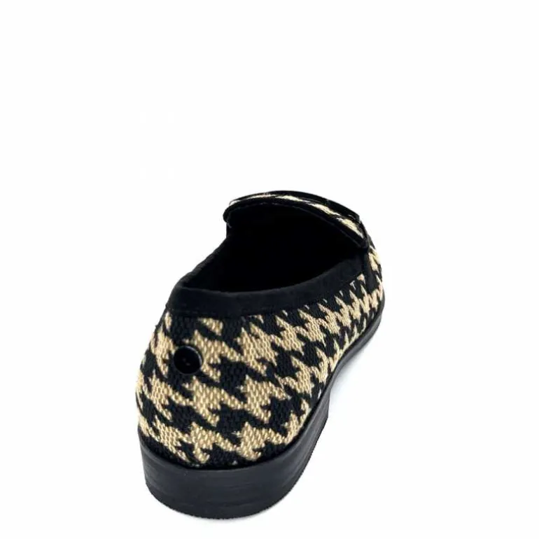 mocassins_ivoire__textile_noir_beige_19.webp Ivoire0317a Mocassins Ivoire 2230127 Textile Beige Noir Best
