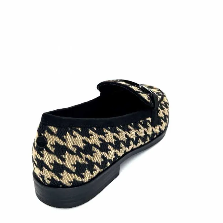 mocassins_ivoire__textile_noir_beige_20.webp Ivoire0317a Mocassins Ivoire 2230127 Textile Beige Noir Best