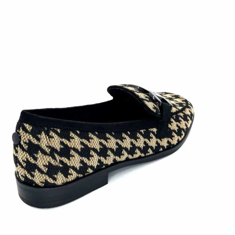 mocassins_ivoire__textile_noir_beige_21.webp Ivoire0317a Mocassins Ivoire 2230127 Textile Beige Noir Best