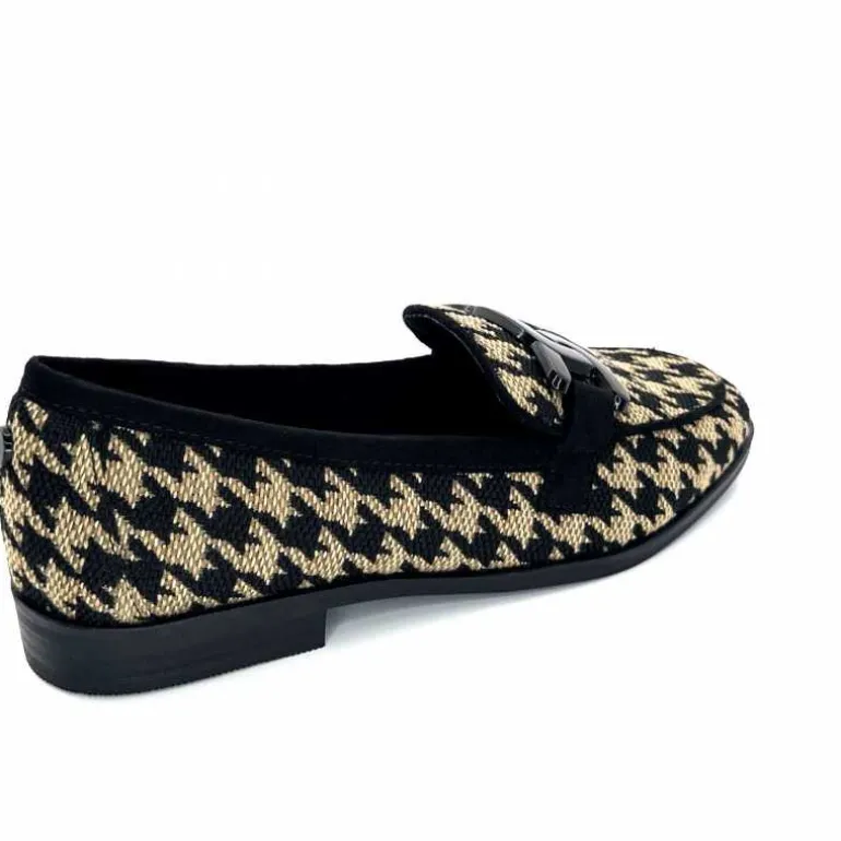 mocassins_ivoire__textile_noir_beige_22.webp Ivoire0317a Mocassins Ivoire 2230127 Textile Beige Noir Best