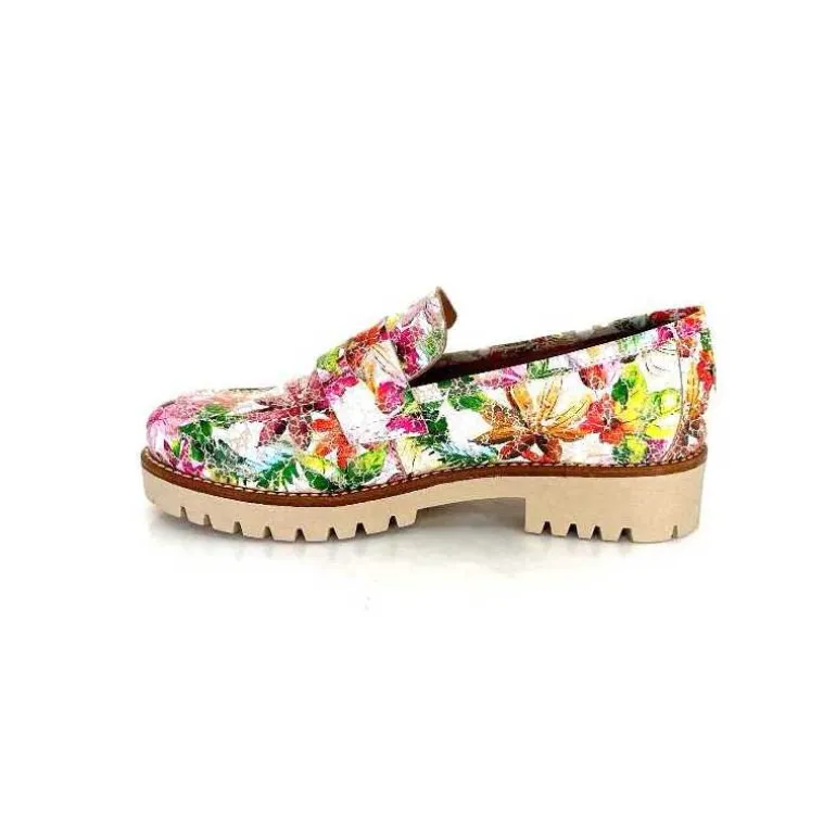 mocassins_ivoire_cv_cuir_imprim_multicolore_12.webp Ivoire0036a Mocassins Ivoire Cv5608 Cuir Imprimé Multicolore Fashion