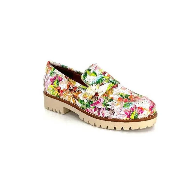 mocassins_ivoire_cv_cuir_imprim_multicolore_2.webp Ivoire0036a Mocassins Ivoire Cv5608 Cuir Imprimé Multicolore Fashion