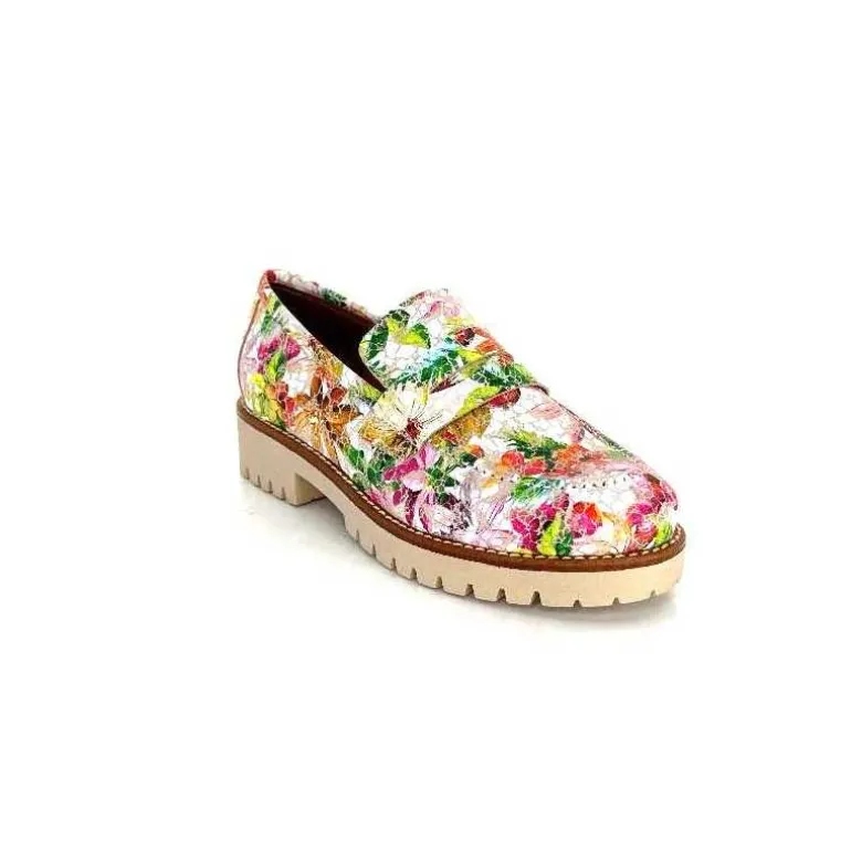 mocassins_ivoire_cv_cuir_imprim_multicolore_3.webp Ivoire0036a Mocassins Ivoire Cv5608 Cuir Imprimé Multicolore Fashion