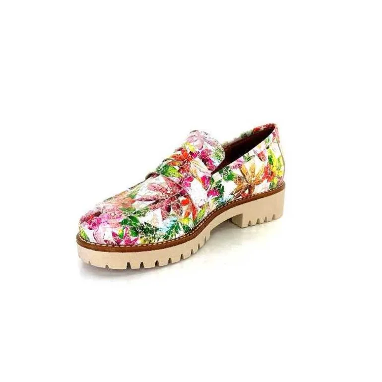 mocassins_ivoire_cv_cuir_imprim_multicolore_9.webp Ivoire0036a Mocassins Ivoire Cv5608 Cuir Imprimé Multicolore Fashion