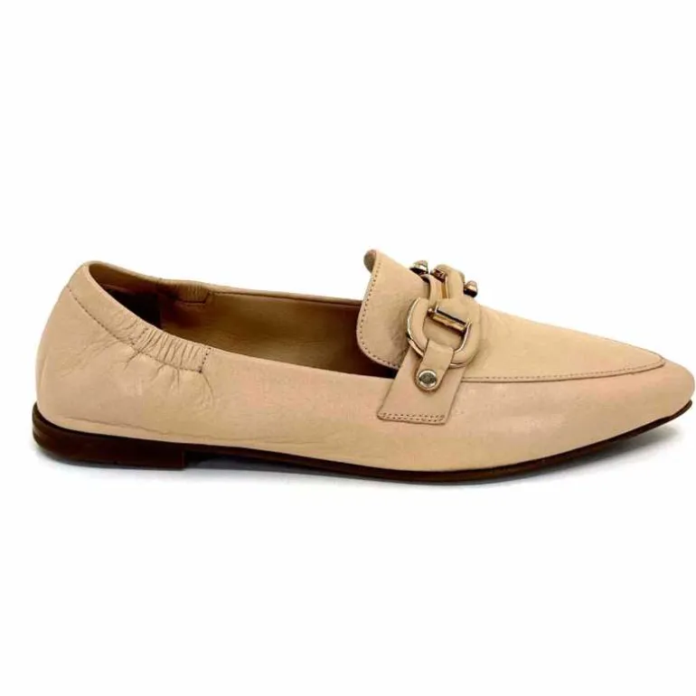 398-ivoire Mocassins Ivoire M24066 ZB Cuir New Nude Discount