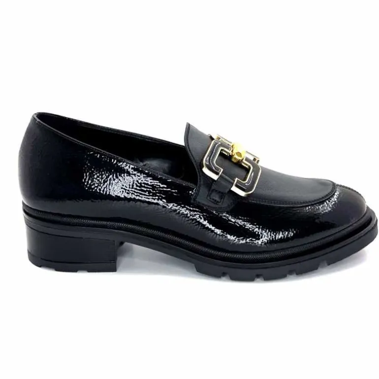 Ivoire0130a Mocassins Ivoire 3q5267 Vernis Noir Outlet