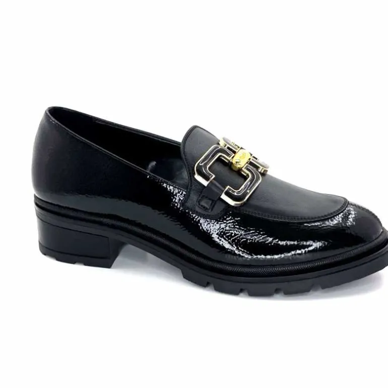 Ivoire0130a Mocassins Ivoire 3q5267 Vernis Noir Outlet