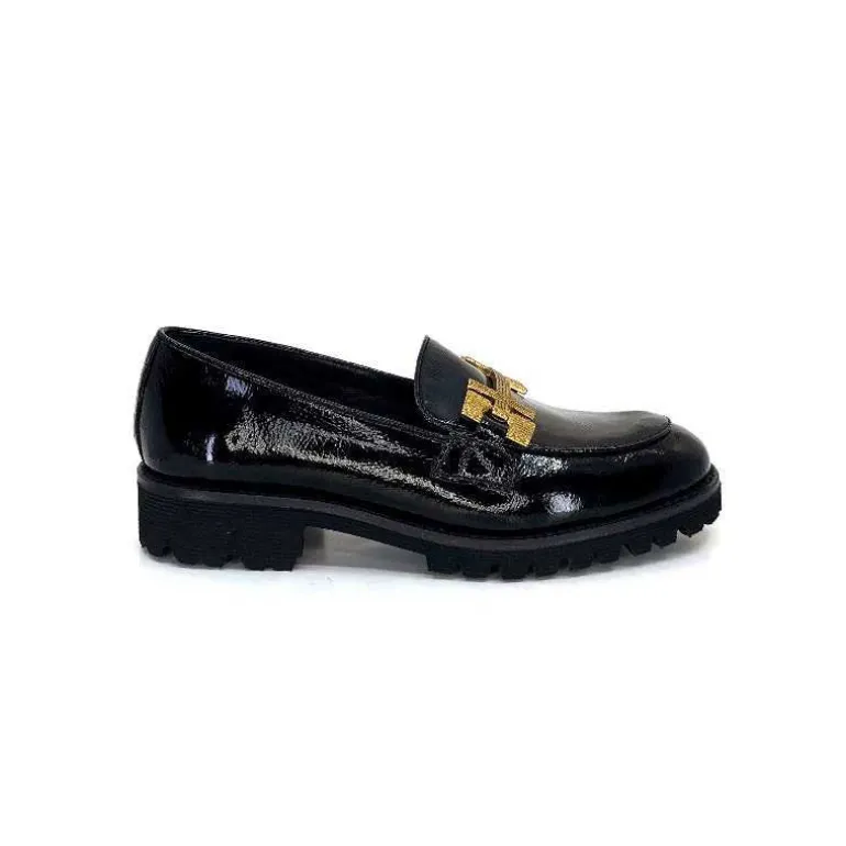 JHay Mocassins 1155 Cuir Noir Clearance
