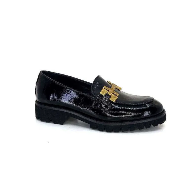 JHay Mocassins 1155 Cuir Noir Clearance