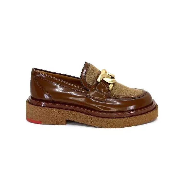 Pertini Mocassins 32415 D1 Cuir Glacé Marron Fashion