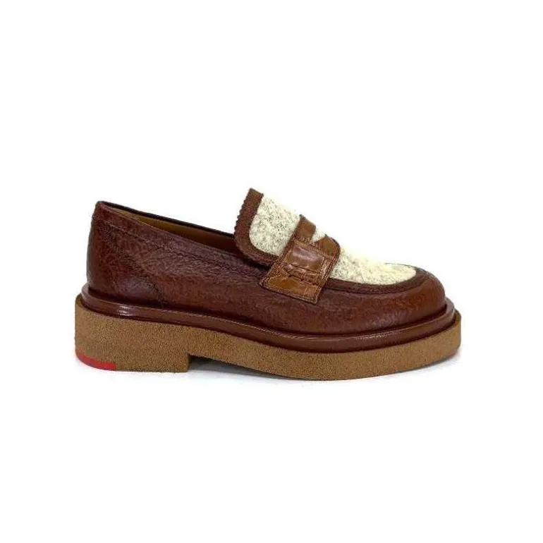 Pertini Mocassins 32416 D10 Cuir Marron Online