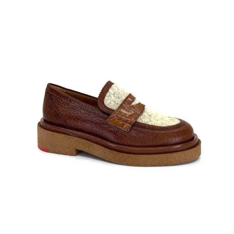 Pertini Mocassins 32416 D10 Cuir Marron Online