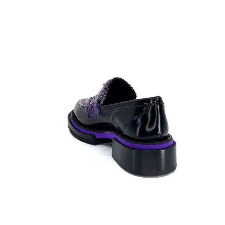 mocassins_pertini__d_cuir_noir_violet_16.webp Pertini Mocassins 32416 D7 Cuir Violet Noir Flash Sale