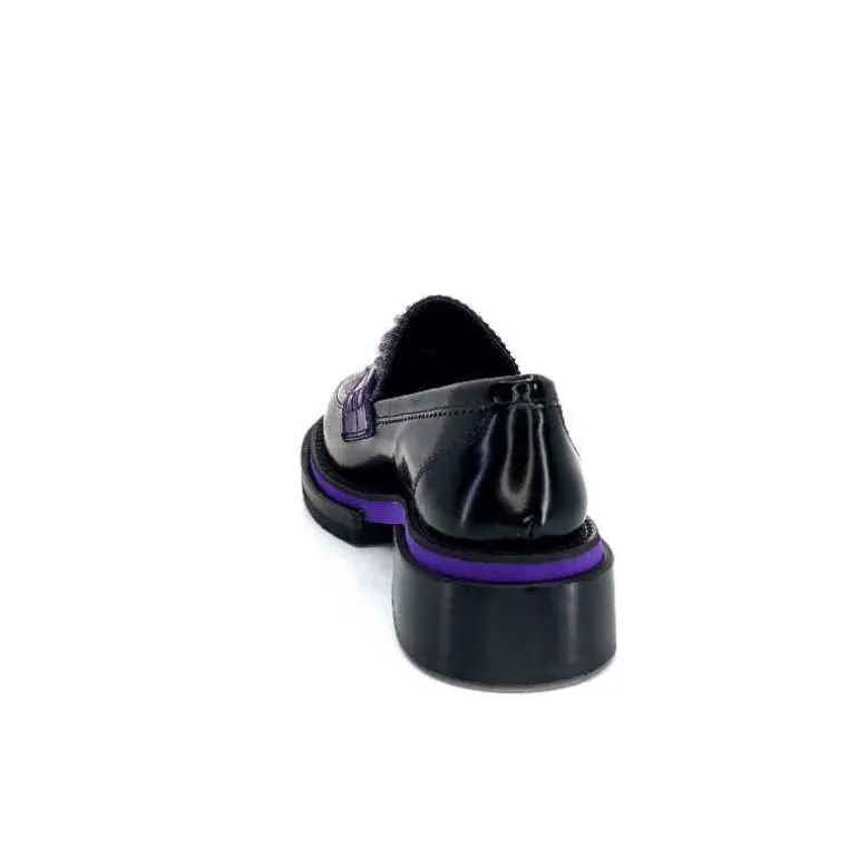 mocassins_pertini__d_cuir_noir_violet_17.webp Pertini Mocassins 32416 D7 Cuir Violet Noir Flash Sale